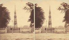 Group of 8 Early Stereograph Views of British Monuments, Memorials, and Tombs, 1850s-1910s. Creators: Lennie, Taylor.