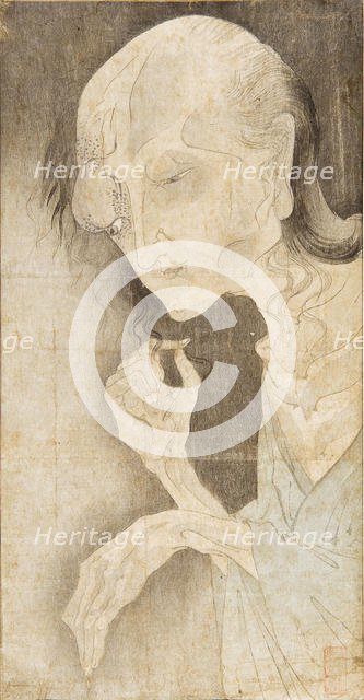 The ghost of Oiwa, Second Half of the 19th cen.. Creator: Yoshitoshi, Tsukioka (1839-1892).