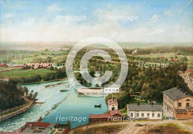 View from the tower of Holy Trinity Church to the west, 1880-1890. Creator: Unknown.