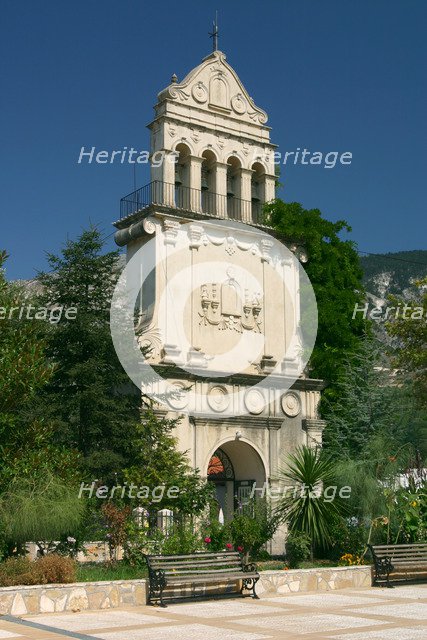 Monastery of Agios Gerasimos, Kefalonia, Greece.