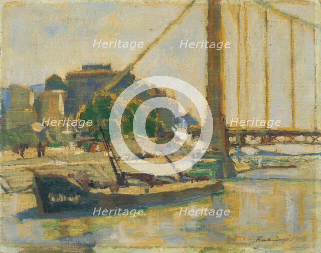 Old Budapest, late 19th century. Creator: Alexander Kubinyi.