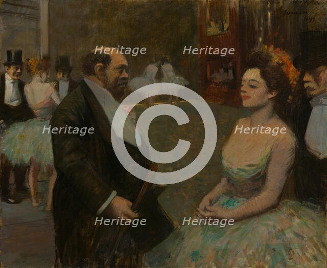 In the Wings, 1899. Creator: Jean Louis Forain.