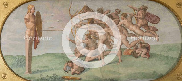 Archers, Second half of the16th cen.. Creator: Siciolante da Sermoneta; Girolamo (1521-c. 1580).