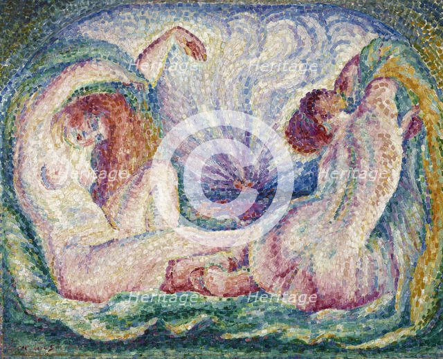 Lever du soleil (Sunrise). Creator: Cousturier, Lucie (1870-1925).