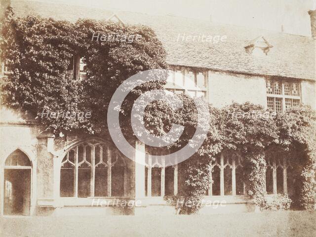 Cloisters of Lacock Abbey, c.1844. Creator: William Henry Fox Talbot.