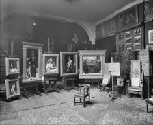 Lord Frederic Leighton's studio, Leighton House, 12 Holland Park Road, London, 1895. Artist: Bedford Lemere and Company.