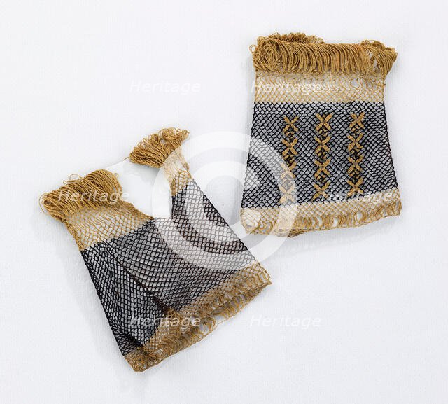 Mitts, American, 1875. Creator: Unknown.