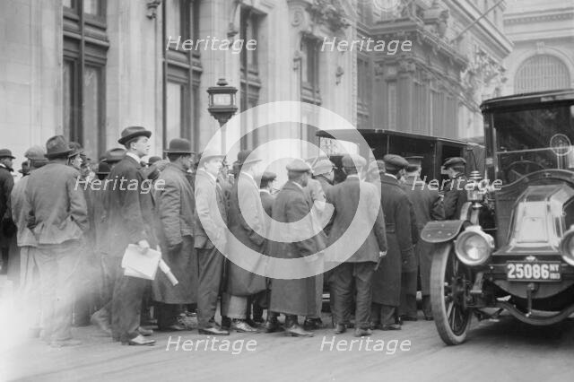 Taxi Strike, between c1910 and c1915. Creator: Bain News Service.
