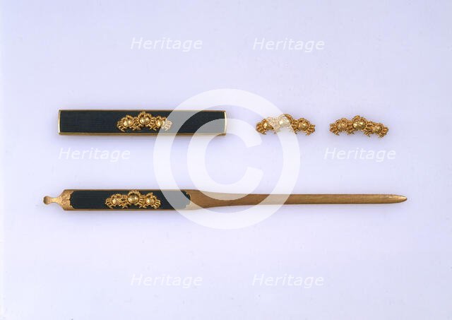 Set of Sword Fittings (Mitokoromono), Japanese, late 15th-early 16th century. Creator: Goto Sojo.