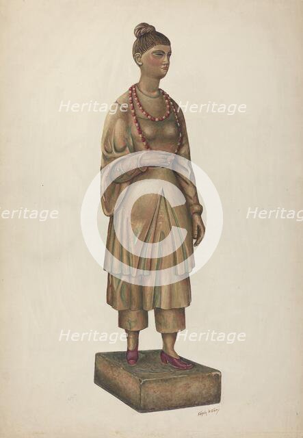 Shop Figure, c. 1937. Creator: Frank Gray.