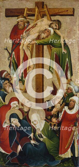 The Descent from the Cross (recto), 1420. Creator: Anon.