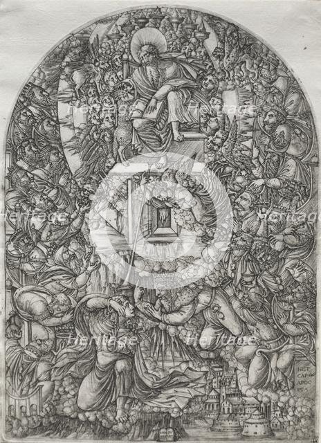 The Apocalpse: St. John Summoned to Heaven, 1555. Creator: Jean Duvet (French, 1485-1561).
