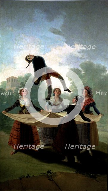  'The Wimp', 1791-1792, oil by Francisco de Goya.