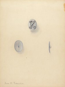 Jewelry Button, c. 1940. Creator: John H. Tercuzzi.