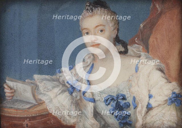 Portrait of a young lady, 1750-1760. Creator: Martin Scheffel.