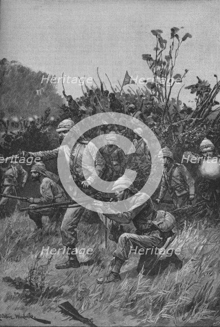 The Bonny Men Led The Advance, 1902. Artist: Richard Caton Woodville II.
