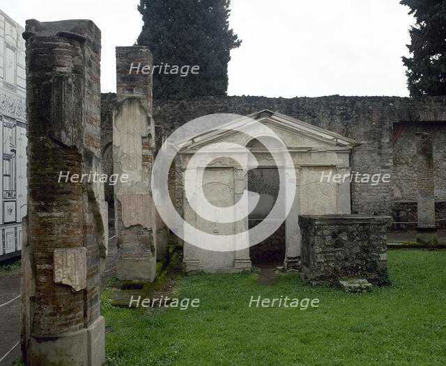 Temple of Isis, Pompeii, Italy, 1st century, (2002). Creator: LTL.