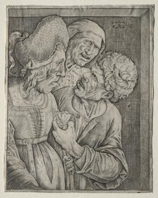 The Rich Old Woman. Creator: Agostino Musi (Italian, 1490-1540).