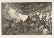 Plate 15 from the 'Disparates': Clear Folly, ca. 1816-23 (published 1864). Creator: Francisco Goya.