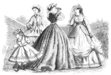 Paris fashions for September, 1865. Creator: Unknown.
