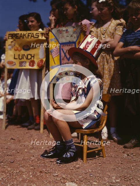 At Beecher Street School, whose student body consists of half Americans..., Southington, Conn., 1942 Creator: Charles Fenno Jacobs.