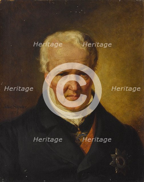 Portrait of Alexander von Humboldt (1769-1859), 1858.