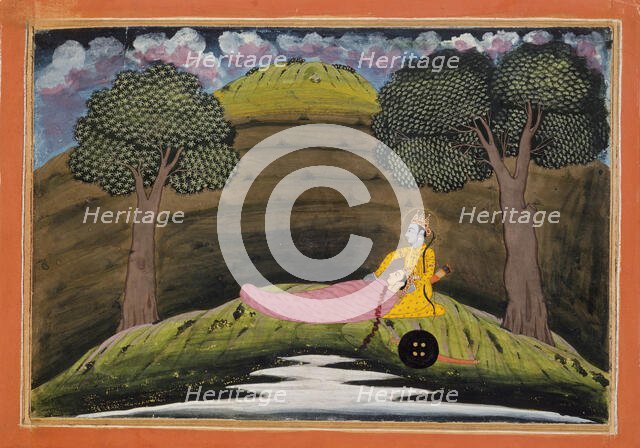 The Swooning of Lakshmana, Folio from a Ramayana (Adventures of Rama), c1775. Creator: Unknown.