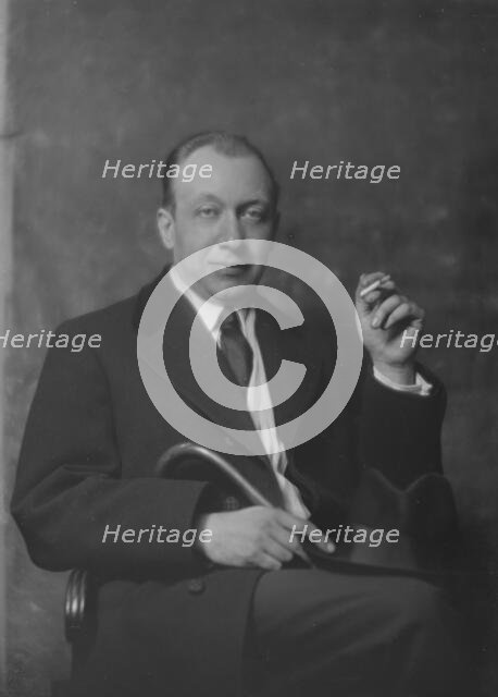 Mr. Ludwig Schwab, portrait photograph, 1919 Mar. 4. Creator: Arnold Genthe.