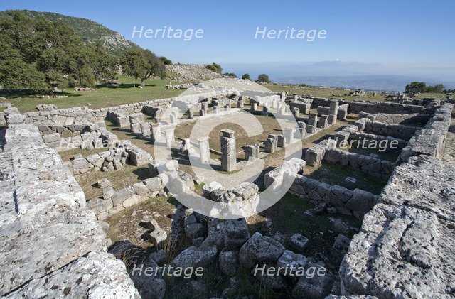 A katagogion in Kassope, Greece. Artist: Samuel Magal