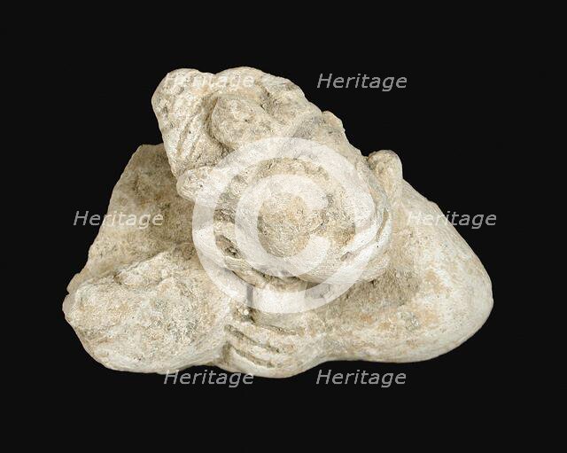 Fragment of Male Figure, 7th-8th century. Creator: Unknown.