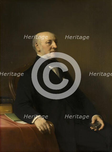 Portrait of Jean Zacharia Mazel (1792-1884). Creator: Bastian de Poorter.