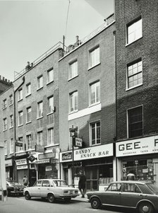 12-105 Little Newport Street, Westminster LB, London: front elevations, 1975. Creator: Unknown.