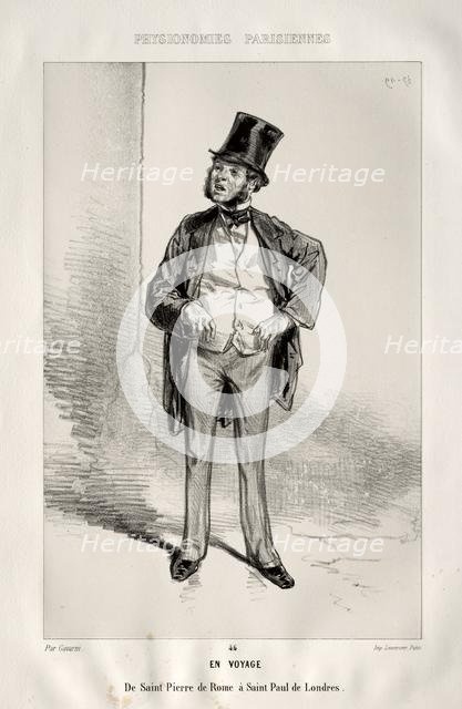 En Voyage. Creator: Paul Gavarni (French, 1804-1866).