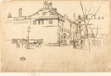 Temple, c. 1880/1881. Creator: James Abbott McNeill Whistler.