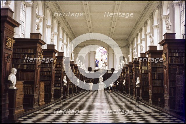 Wren Library, Trinity College, Cambridge, Cambridgeshire, 1974. Creator: Dorothy Chapman.