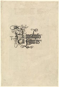 Title Page, 1498. Creator: Albrecht Durer.