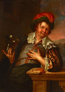 Man with a Cup, between 1660-1719. Creator: Jacob Toorenvliet.