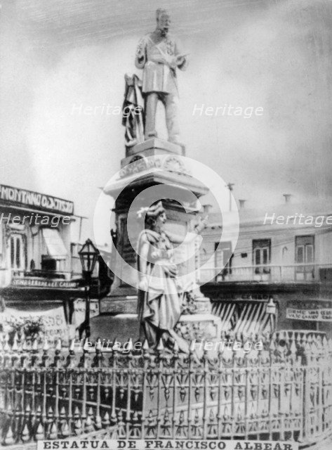 Statue of Francisco Albear, (1890), 1920s. Artist: Unknown