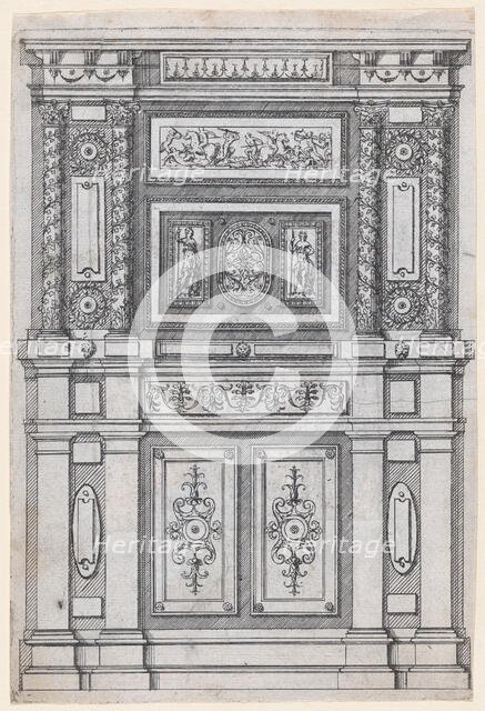Furniture Design, 1530-85. Creator: Jacques Androuet Du Cerceau.