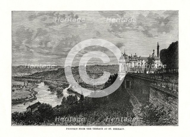 'Prospect from the Terrace at St Germain', France, 1879. Artist: Unknown