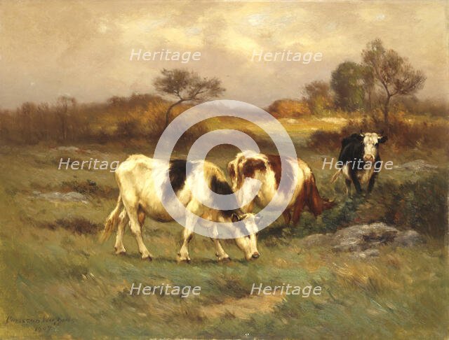 The Pasture Lot, 1907. Creator: Carleton Wiggins.