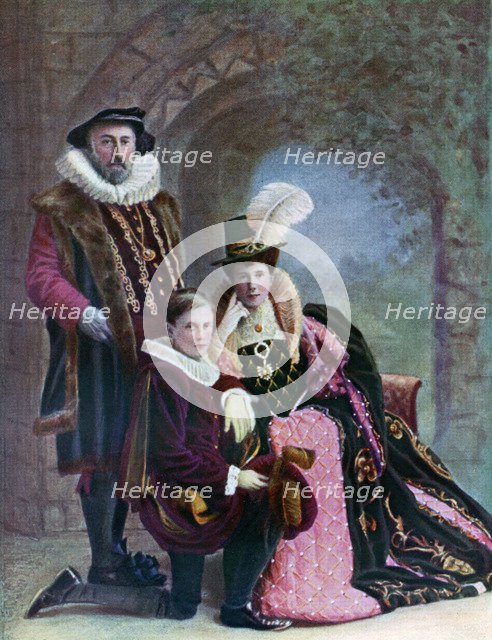 Elizabethan costume, c1572, (1910). Artist: Unknown