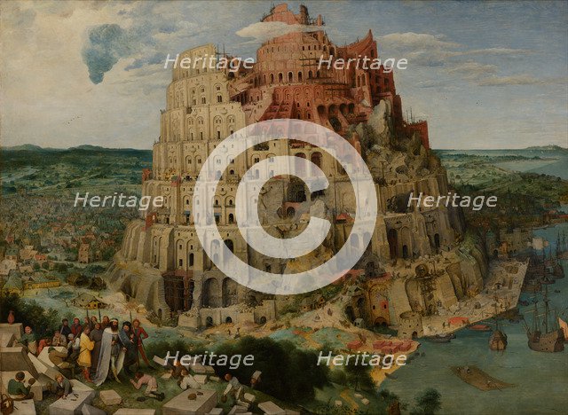 The Tower of Babel, 1563. Artist: Bruegel (Brueghel), Pieter, the Elder (ca 1525-1569)