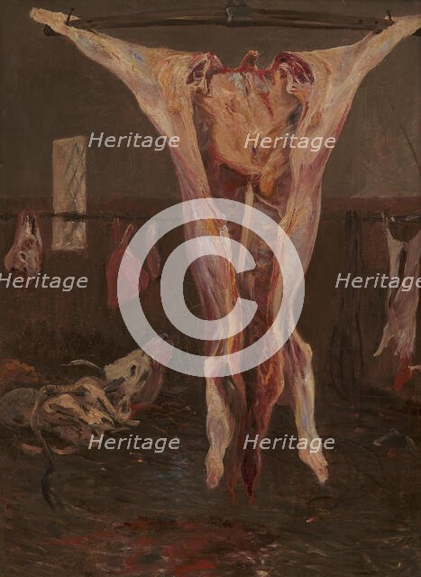 A Slaughtered Ox, Rome, 1883-1884. Creator: Theodor Esbern Philipsen.