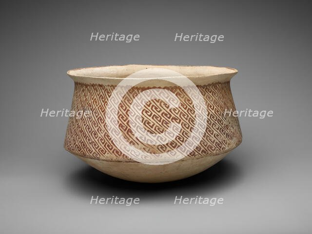 Shoulder Cauldron with Diagonal Basketry Pattern, A.D. 950/1150. Creator: Unknown.