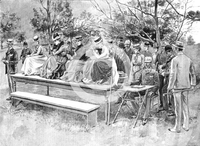 ''A "Bisley" in the Colonies - The Ladies' Bermuda Rifle Association', 1891. Creator: Unknown.