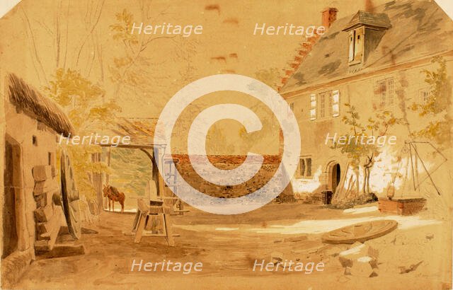 Ancient Abbey of St. Valery, France, 1862. Creator: Miner Kilbourne Kellogg.