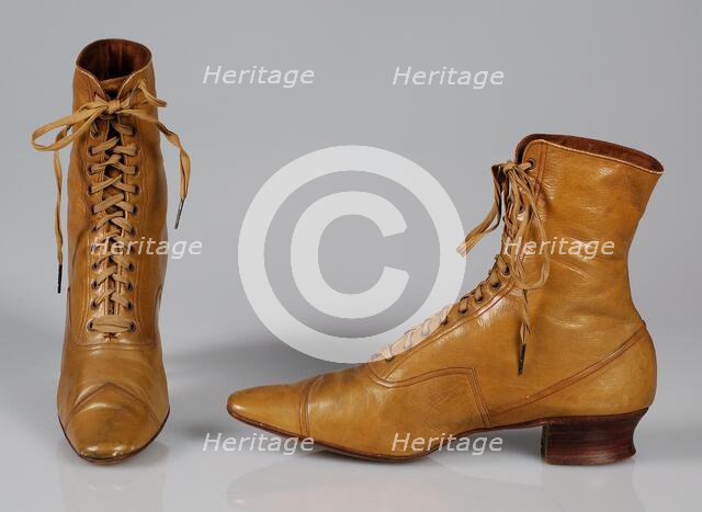 Boots, American, 1890-95. Creator: Unknown.