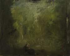 Solitude, la forêt, between 1850 and 1875. Creator: Jean-Baptiste Carpeaux.