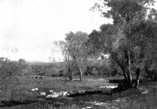 Pictures from the Royal Academy: Midland Meadows - A. East, 1895. Creator: George Meisenbach.